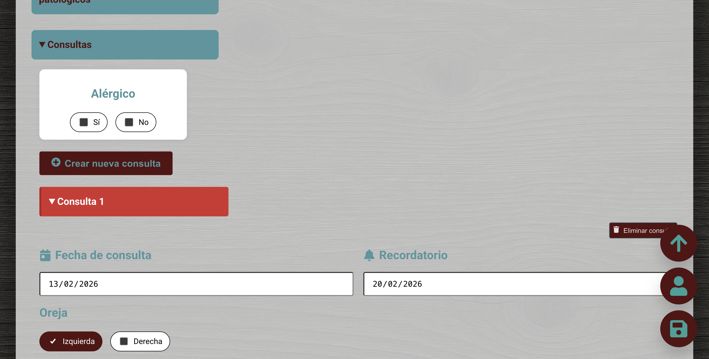 Modo edición general